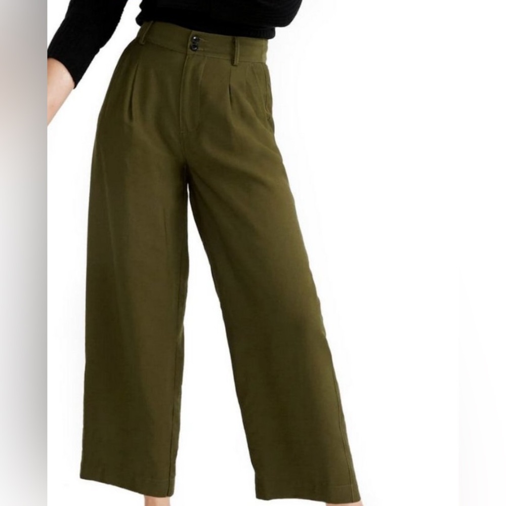 Madewell drapey pleated pants